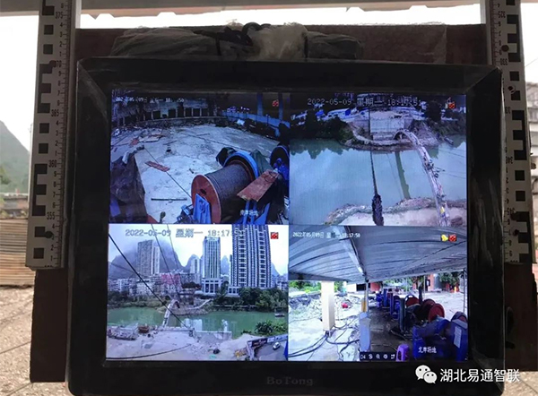 湖北易通助力廣西建工龍江六橋—精準(zhǔn)吊裝，首肋合攏
